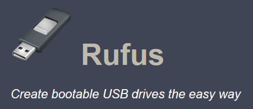 Create usb flash with rufus