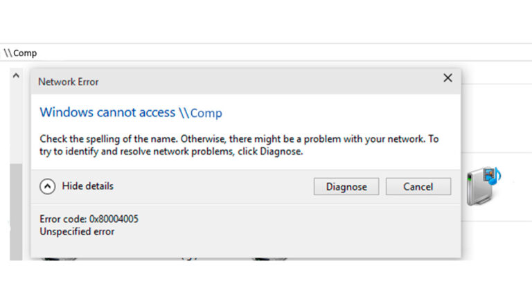error-code-0x80004005