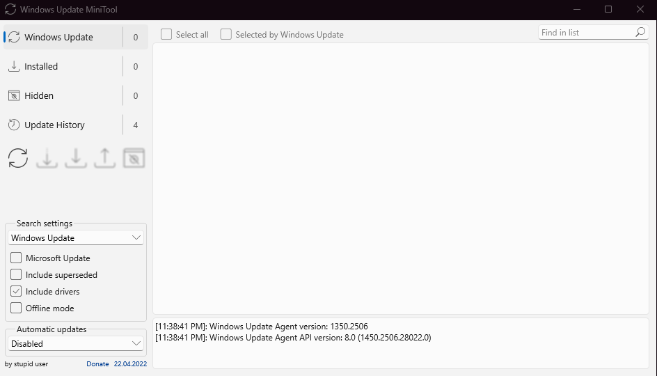 Windows Update MiniTool