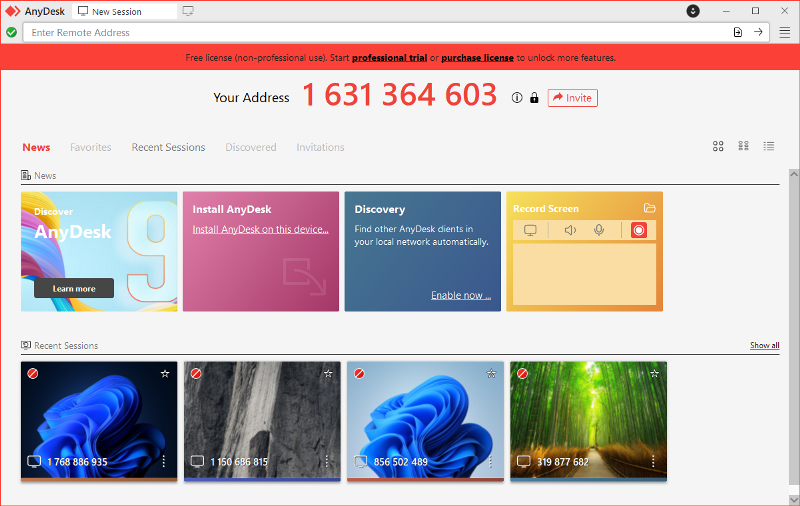 AnyDesk  - Remote Access free