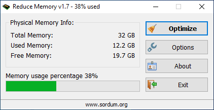 Reduce memory main