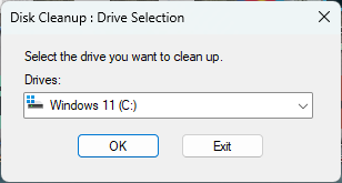 Disk Cleanup Windows 11