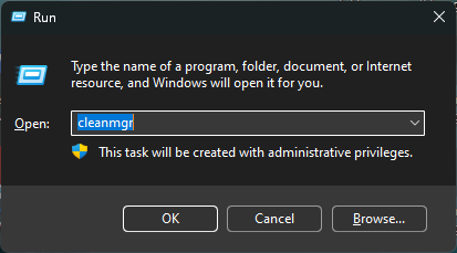 cleanmgr windows 11