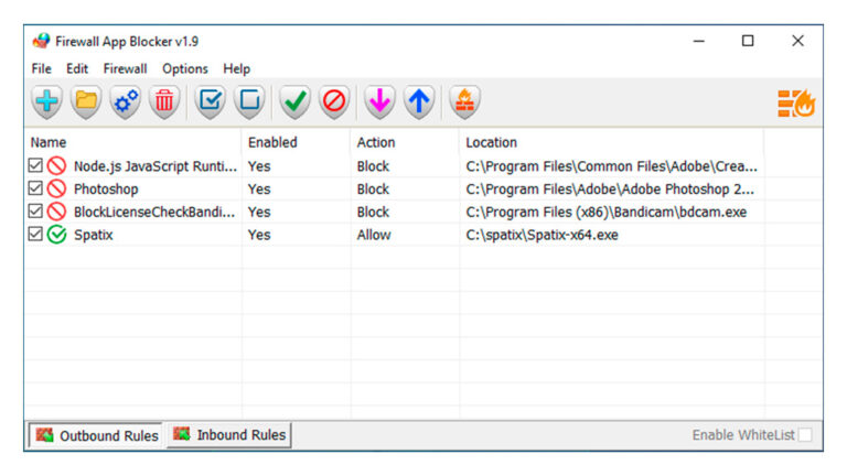 Firewall App Blocker