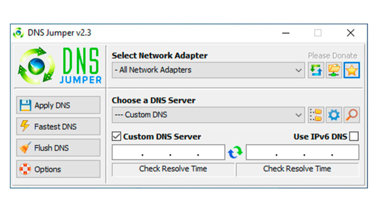 DNS jumper