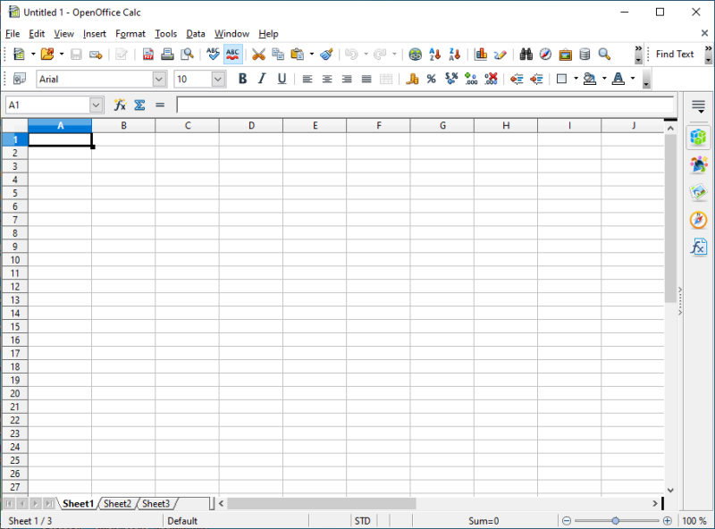 OpenOffice Calc