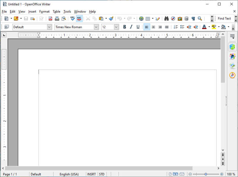 OpenOffice Writer - free office