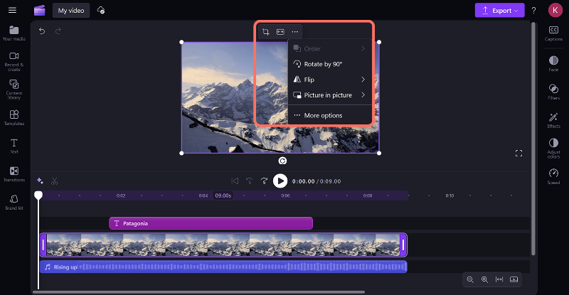 Create videos online with Microsoft Clipchamp