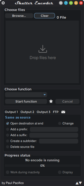 Shutter Encoder is one of the best video converter software, it handles images and audio too!