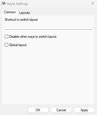 Keyla keyboard switcher