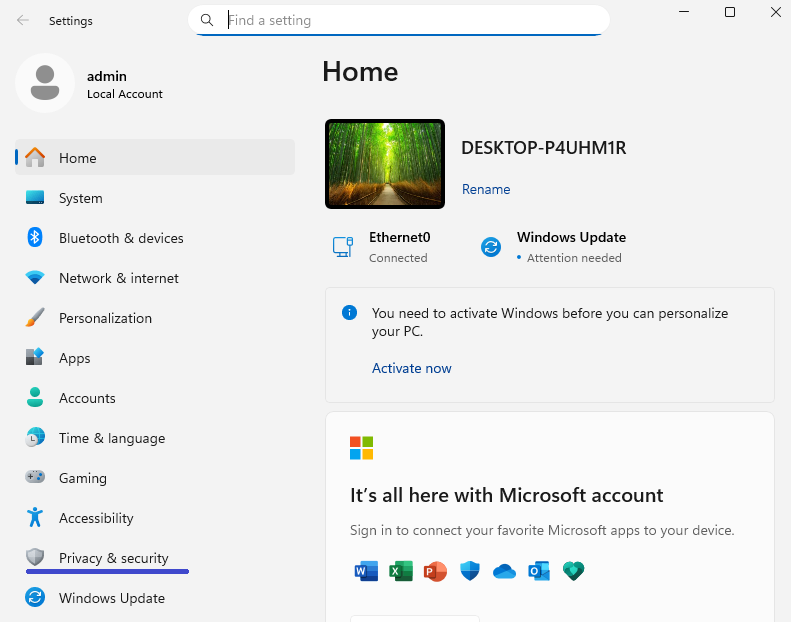 Privacy and Security
