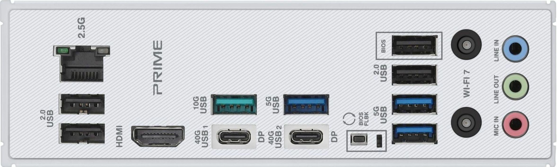 Rear I/O Ports wifi