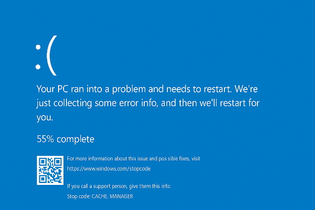 How to fix the CACHE MANAGER error in Windows 10/11