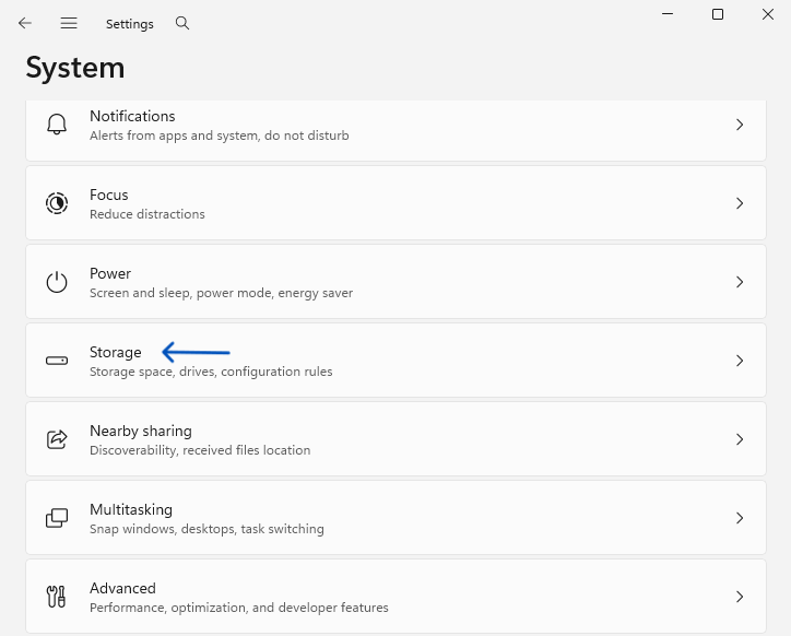 Button to clear temporary cache files on Windows