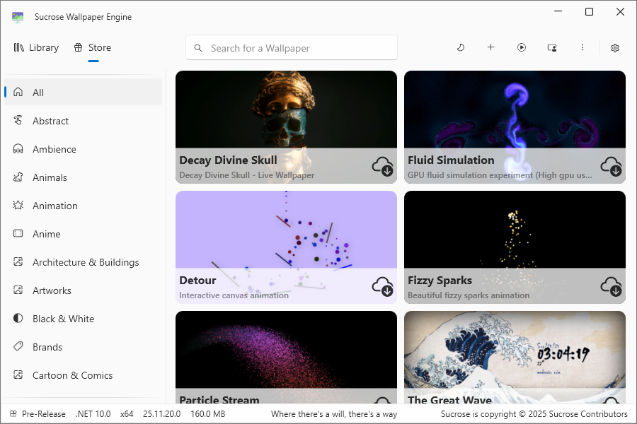 Download Sucrose Wallpaper Engine