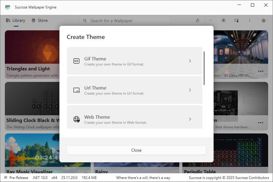 Sucrose Wallpaper Engine - Open-source and free to use