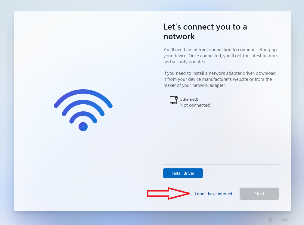 I don’t have internet