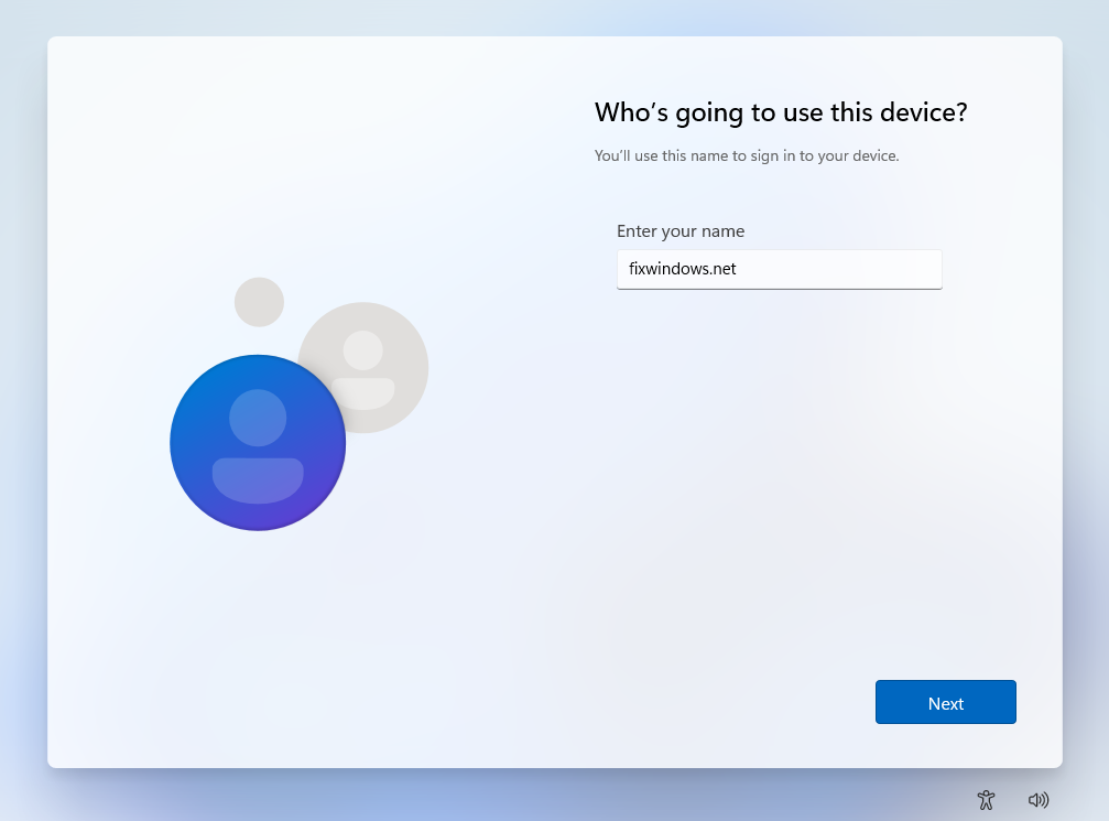 local account in Windows 11