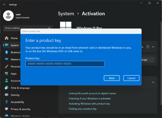How to Activate Windows 11